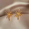 Pendientes de Diseño Exclusivo para Mujer, Pendientes de Moda Coreana, Clips para Orejas de Lujo Ligero, Pendientes de Perlas, Elementos Geométricos