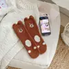 Novas Meias de Chão de Veludo Coral Outono e Inverno para Meninas Espessadas e de Veludo Meias de Outono e Inverno Meias de Dormir Estéreo de Desenho Animado Meias de Chão