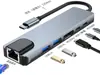 Estación de Acoplamiento Tipo-C Transfronteriza Proyector de Pantalla Hdmi4K Hub Multifunción Multi-Puerto Estación de Acoplamiento Siete en Uno