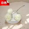 Flores de Crisântemo Artificiais, Crisântemos Bola de 3 Cabeças, Venda Direta do Fabricante, Decoração de Casamento, Decoração de Hotel, Arranjos Florais Caseiros