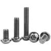 Tornillos de Cabeza Semi-Redonda de Acero de Alta Resistencia 10.9 Níquel Negro, Tornillos de Cabeza Plana de Acero de Alta Resistencia 10.9 Níquel Negro, Pernos de Cabeza Redonda tipo Copa M23M4M5M10