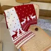 Bufanda de Ciervo Rojo para Mujer, Versátil Otoño e Invierno, Cálida y Larga, Estilo Coreano, Linda para Estudiantes, Amigable con la Piel
