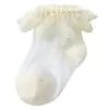 Calcetines de encaje finos para bebé de verano 2026 Calcetines de algodón para recién nacidos Calcetines de malla transpirables para niños con puño suelto que no aprieta