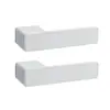 Porta de madeira ecológica, fechadura de porta de correr simples minimalista, fechadura mecânica magnética silenciosa para interior, ferragens para fechadura de porta de reforma e construção atacado