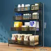 Estante de almacenamiento para snacks, para el hogar, para bebidas, frutas, estante de almacenamiento multicapa, estanterías de supermercado, mostrador de caja, estante de exhibición multifuncional
