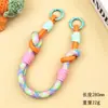 Lanyard Creativo Tejido para Teléfono Correa Corta para Muñeca Accesorio Versátil para Mochila Accesorio Universal de Cadena para Teléfono