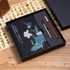 Cuaderno Tejido de Bambú Estilo Chino A5 Grueso Bloc de Notas de Negocios Creativo Tendencia Nacional Retro Corporativo Logo Personalizado