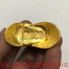 Barras de Oro de Tesorería de la Dinastía Qing Lingotes de Oro Pepitas de Oro Cobre Sólido Lingotes de Oro Estilo Antiguo Ladrillos de Oro que No se Desvanecen Accesorios Oro de Arena