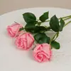 Ramo de rosas hidratante, flores artificiales para decoración de escenas, arreglo floral de alta gama, flores artificiales de rosa