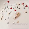 Japonés Mini Amor Metal Joyería para Arte de Uñas Pintura Conservación de Color Corazón Torcido Uña Diamante DIY Usar Armadura Accesorios