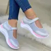 Zapatos Casuales de Malla para Mujer 2025, Talla Grande, Ligeros, Modernos, Versátiles, Zapatos para Mamá, Transpirables, de Suela Suave, Slip-On que No Cansan los Pies