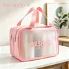 Necessaire para Mulheres e Homens, Portátil, Grande Capacidade, Impermeável, Viagem, Viagem de Negócios, Separação Úmido e Seco, Natação, Armazenamento de Viagem, Bolsa de Maquiagem