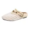 Sandalias cerradas para mujer con plataforma interior, nuevo estilo verano 2026, malla transpirable, elegante diseño Mary Jane, adecuadas para combinar con vestidos