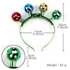 Decoración Navideña Cool Lester Luz Led Campana Diadema Accesorios para Actuación Infantil Bola de Discoteca Diadema Luminosa
