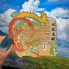 Atracciones Turísticas Culturales y Creativas de la Ciudad Antigua Fénix Estilo Chino Nuevo, Souvenirs Magnéticos de Ciudad de Moda, Imanes para Refrigerador, Artículos de Regalo al por Mayor