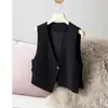 Chaleco Blazer Elegante para Mujer de Primavera y Otoño 2026 Nuevo Diseño Chaleco Exterior Holgado para Mujer de Estilo Primavera y Otoño