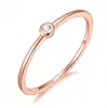 Anel Arvaleff S925 Prata Esterlina com Diamantes Anel Simples Europeu e Americano Anel Elegante de Prata Esterlina Feminino Transfronteiriço