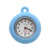 Nuevo Reloj Redondo de Silicona para Enfermera Reloj de Bolsillo para Doctor Unisex Retráctil de Cuarzo Reloj de Bolsillo de Silicona