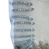 Em Estoque Tassel de Cristal com Contas Pesado Tassel de Fita Código de Barras Acessório Hanfu 5cm Guarnição de Renda