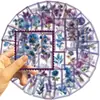 50 Piezas de Susurros del Anochecer Pegatinas Creativas Doble Transparencia para Mascotas Graffiti Manual de Decoración DIY Funda de Teléfono Móvil Pegatinas de Regalo para Computadora