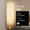 Luminária de Piso Minimalista Canto Simples Luxo Leve Quarto Mesa de Cabeceira Proteção para os Olhos LED Criativa Controle Remoto Controlado por Voz Luz Ambiente