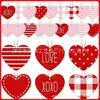 Decoración con Forma de Corazón de Madera para el Día de San Valentín Transfronterizo Decoración con Forma de Corazón de Madera Decoración con Forma de Corazón de Madera Cartel con Forma de Corazón de Madera Etiqueta Colgante con Forma de Corazón