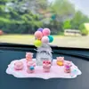 Adornos Lindos de Cerdito Luchando para Coche Pantalla de Consola Central Adornos Sanadores Accesorios de Interior de Coche Adornos para Coche