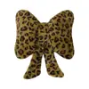 Producto Nuevo de Invierno Almohada Cervical para Reposacabezas de Coche Cojín para Asiento de Coche Transfronterizo Estampado de Leopardo Decoración de Coche Soporte Lumbar
