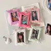 Tela Ins Cojín Pequeño Cubierta de Almacenamiento Polaroid Estilo K Lazo Estrella Persecución Portatarjetas Pequeño Colgante Decorativo para Mochila