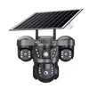 Cámara Solar V380 4g Pantalla Triple Lente Triple Wifi Inalámbrico Exterior Impermeable Monitor de Batería A0V