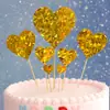 Paquete de 10 bolas de pelo para decorar tartas de cumpleaños, nubes, luna roja enchufable, nubes blancas, adornos de arcoíris para tartas, banderas.