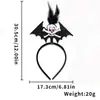 Diadema Divertida de Dibujos Animados para Halloween Accesorios para el Cabello Decoraciones para Fiesta Temática del Festival de Fantasmas Diadema de Murciélago Araña Hebilla para la Cabeza