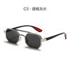 Nuevas gafas de sol de metal de moda europea y americana, gafas de sol poligonales, gafas de sol de moda de alta calidad para mujer, gafas de sol para conducir para hombre.