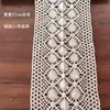 Camino de mesa de ganchillo mantel cortina costura costura de comercio exterior encaje de algodón Retro americano estilo japonés