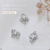Accesorios de uñas de aleación de celebridades populares en línea, lazo de lujo ligero, decoraciones de uñas de diamantes de amor Super Flash, accesorios para uñas