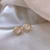 Aretes de Perlas de Zircón Modernos y de Alta Gama para Mujer 2025 Nuevos Aretes Retro Franceses de Lujo Accesible Aretes Simples Versátiles