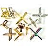 Pieza Colgante de Cristal Pantalla Divisoria Metal Pieza Colgante de Cristal Garra Fija Acero Inoxidable Aleación Galvanizada Herrajes Accesorios de Garra