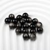 Cuentas redondas de obsidiana natural de 4-18 mm, cuentas sueltas de obsidiana de color con ojos, accesorios de pulsera DIY semiacabados hechos a mano