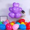 Globo en forma de corazón de 1.5 g Decoración de cumpleaños 10 pulgadas Mate Decoración de boda Corazón en forma de melocotón Globos de fiesta