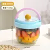 Vaso Transparente para Ensalada de Frutas con Apertura Amplia, Sello a Prueba de Fugas y Juego de Cucharas, Adecuado para Comidas Ligeras, Pérdida de Peso, Fitness y Vasos de Fruta para Picnic