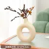 Vaso Anti-Cerâmica Recipiente para Flores Secas Estilo Versátil Vaso Multicor Opcional Sala de Estar Mesa de Jantar Decorações Ornamentais de Flores Secas