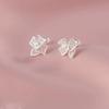 Pendientes con Chapado de Plata 925 Directo de Fábrica Diseño de Nicho de Verano Pendientes con Tapa de Tornillo Lujo Ligero Pendientes de Alta Gama para Mujer