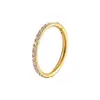 Joias para piercing em aço inoxidável 316L G23 anel com zircônia na base anel fechado argola para nariz sem costura brincos multifuncionais para cartilagem