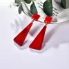 2026 Novos Brincos de Acrílico Estilo Ins Versáteis Elegantes Tarrachas de Orelha Femininas Moda Simples Acessórios de Orelha Design de Nicho