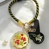 Llavero Colgante de Cacahuete de Oro Puro 999 Bolsita de Buena Suerte Infinita Colgante de Buena Suerte Regalo para Parejas