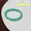 Atacado do fabricante pulseira de pedra olho de gato branca e rosa, pulseira de contas de pedra natural de 8mm para mulheres, disponível para vendas niche em live streaming