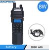 Walkie-Talkie Baofeng Uv82 Banda Dual Alta Potencia 5W8W Inalámbrico Civil Doble Pistola Exterior Larga Distancia Fabricante Venta al por Mayor