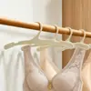 Percha de plástico para ropa percha para sujetador lencería percha para lencería exhibidor de tienda de lencería sujetador camisola estilo plástico lencería percha de exhibición antideslizante