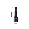 Broca Magnética de Doble Punta Cruz Phillips Negra Fosfatada de 65 mm Broca Neumática Anillo Magnético S2 Destornillador Eléctrico Broca de Aire