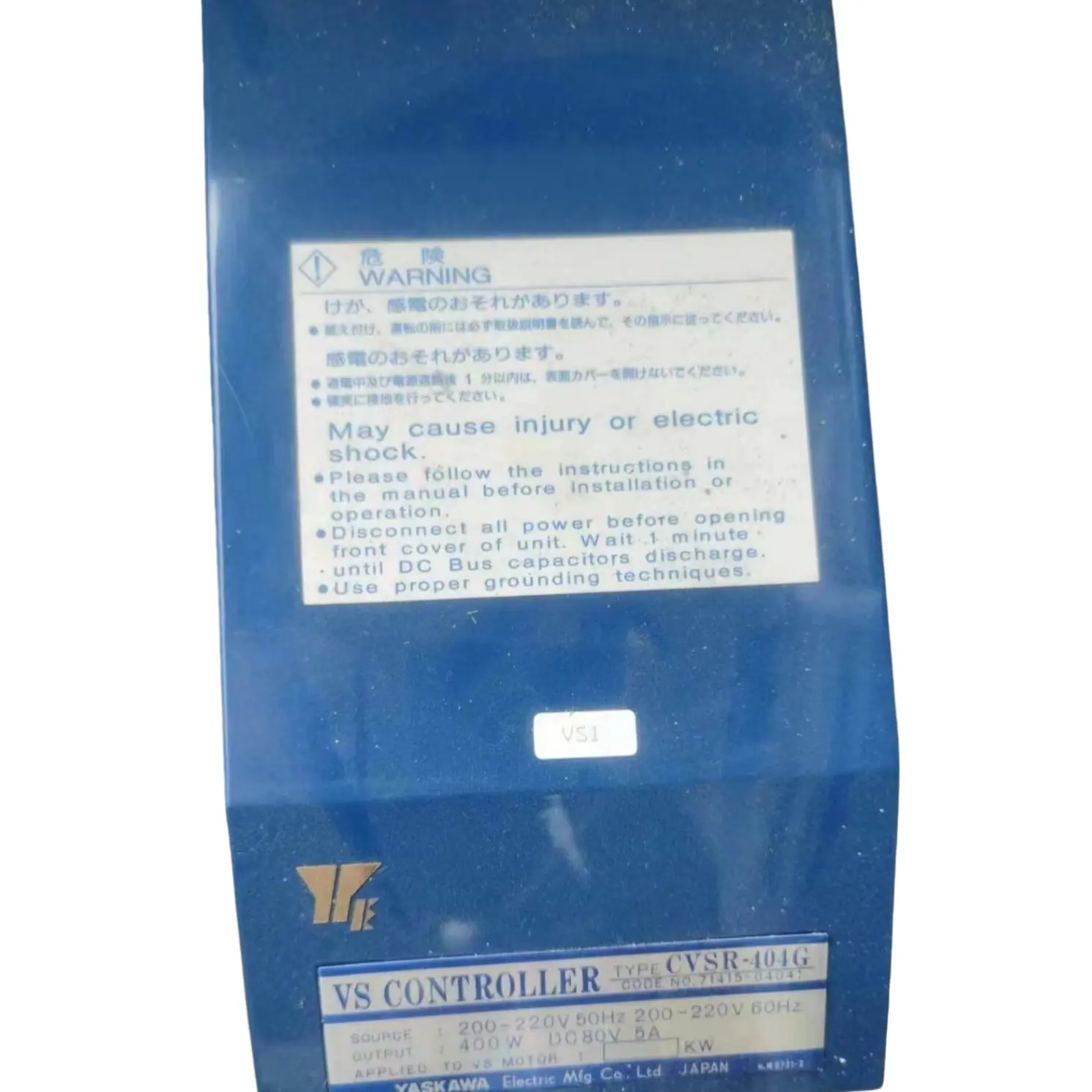 YASKAWA   CVSR-404G控制器.png
